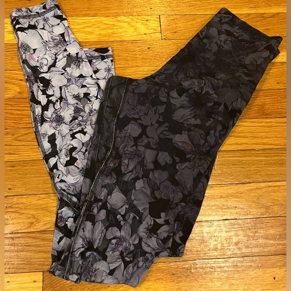 Lululemon Align 28" Floral Print High Rise Leggings Women’s Size 4 Like New - Picture 1 of 6